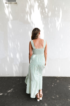
            
                Load image into Gallery viewer, Arlo Dress (Green &amp;amp; Natural)
            
        