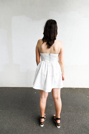 Carter Mini Dress (White)