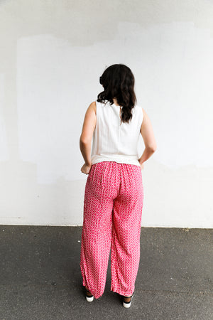 
            
                Load image into Gallery viewer, KoKo Pants (Geometric Pink Print)
            
        