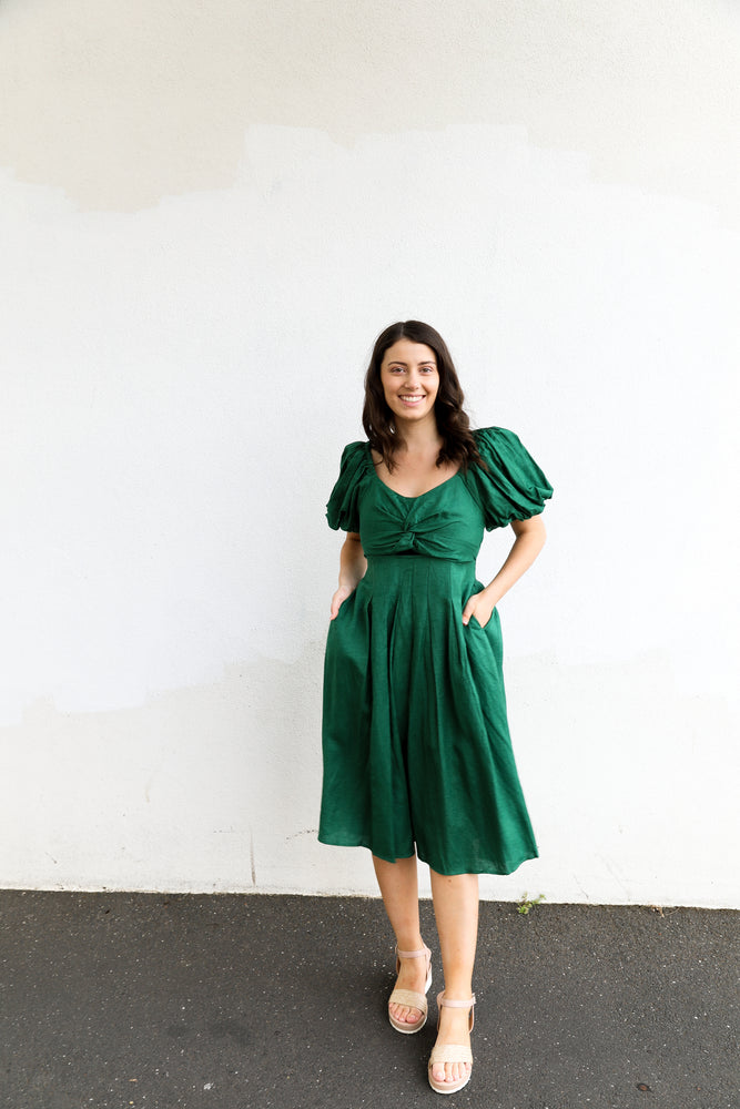 
            
                Load image into Gallery viewer, Emmet Dress (Emerald)
            
        