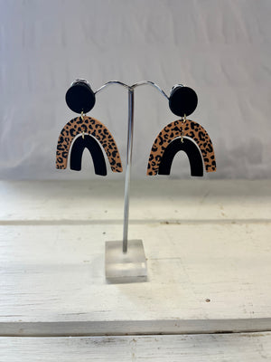 
            
                Load image into Gallery viewer, Jasper Rainbow Earrings (Leopard)
            
        