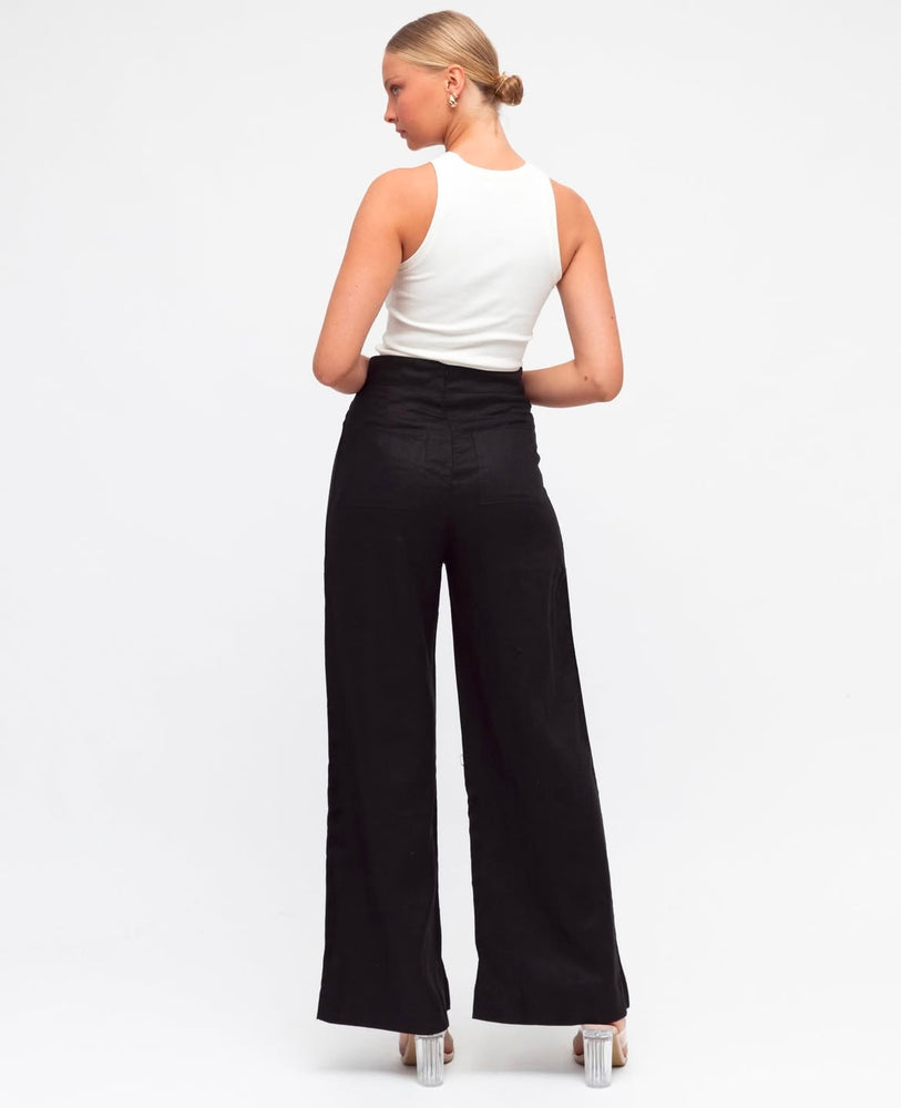 Mali High Waist Pants (Black)