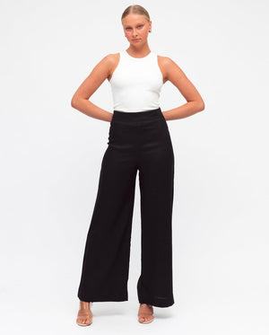 Mali High Waist Pants (Black)