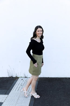 Esmaee Indie Denim Skirt