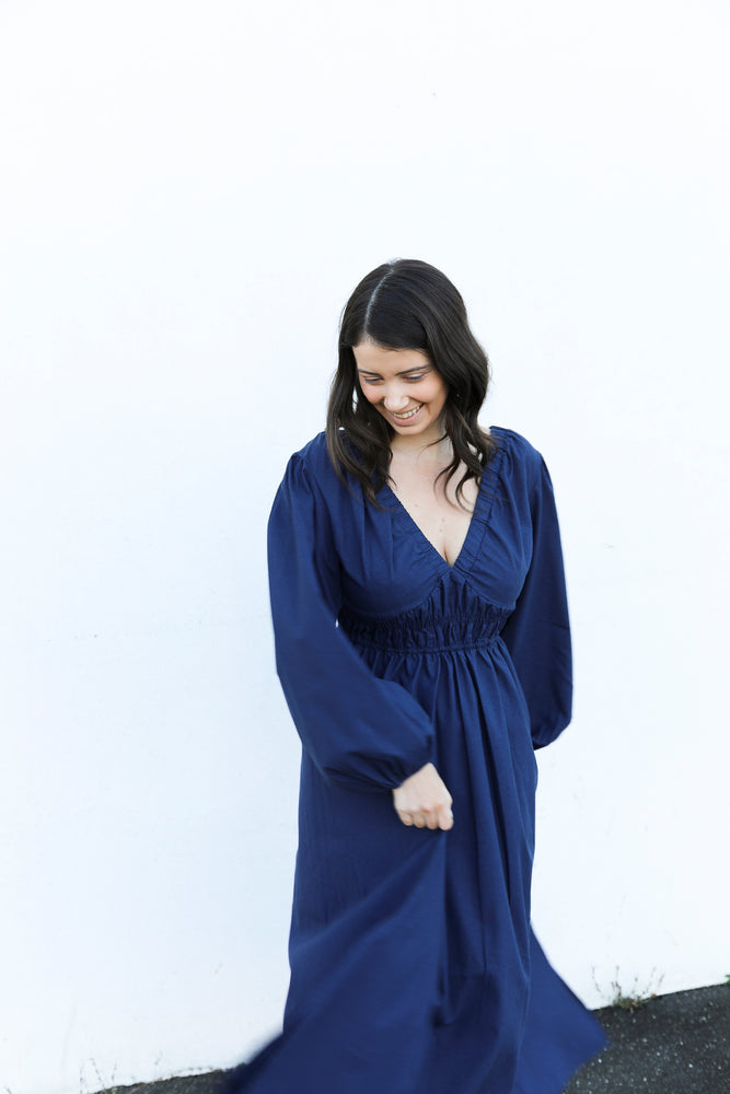 Misty Dress (Navy)