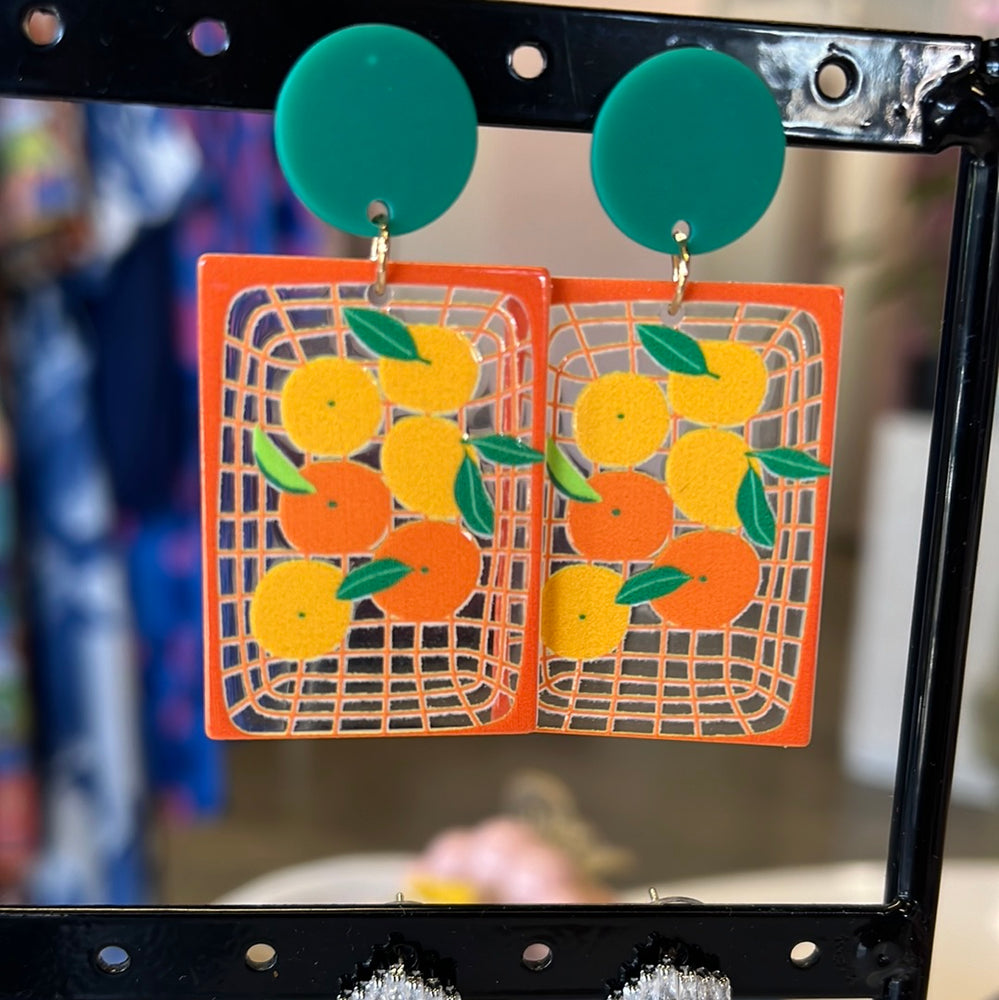 
            
                Load image into Gallery viewer, Orange You Glad Earrings
            
        