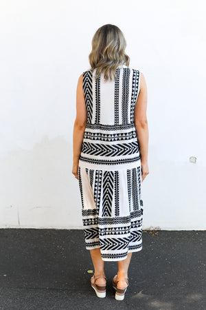 Milano Dress (Black & White)